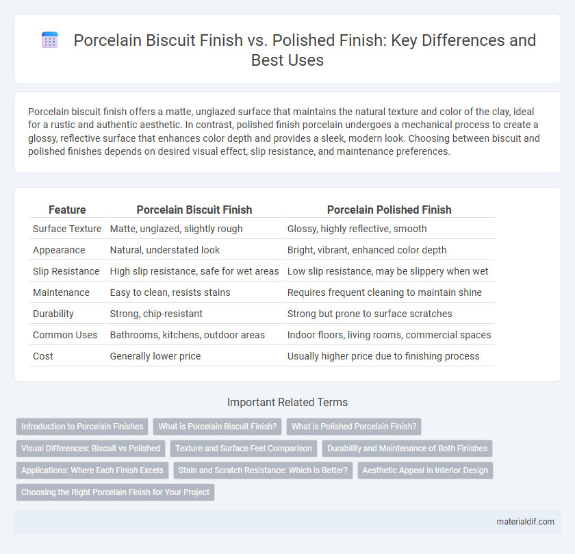 Porcelain Biscuit Finish vs. Polished Finish: Key Differences and Best Uses