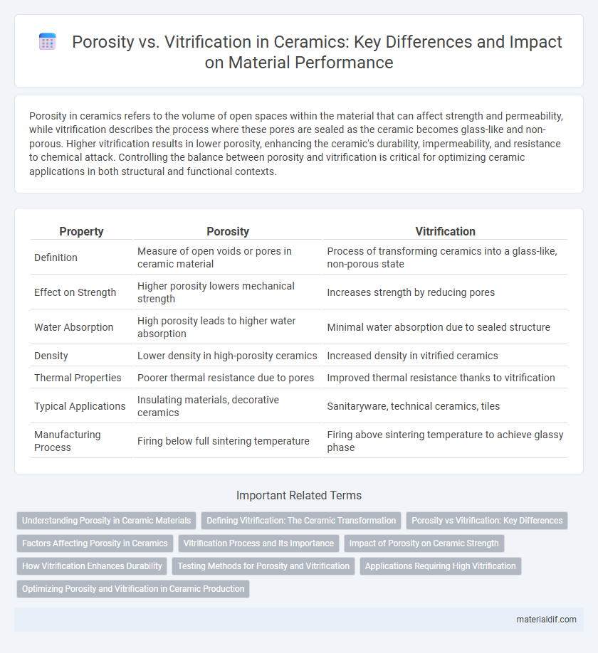 Porosity vs. Vitrification in Ceramics: Key Differences and Impact on Material Performance