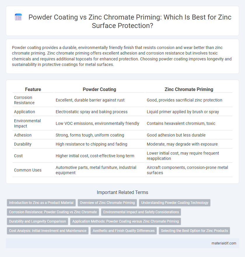 Powder Coating vs Zinc Chromate Priming: Which Is Best for Zinc Surface Protection?