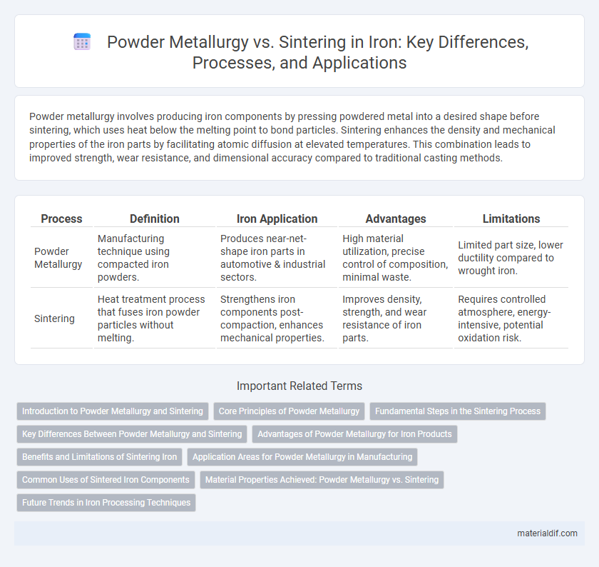 Powder Metallurgy vs. Sintering in Iron: Key Differences, Processes, and Applications