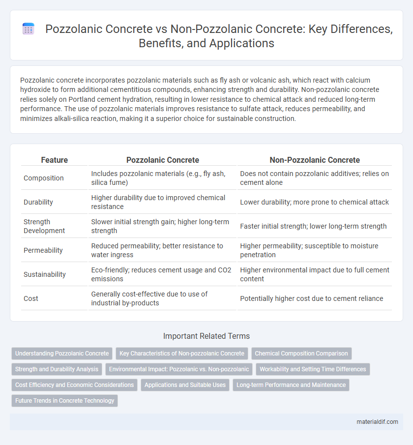 Pozzolanic Concrete vs Non-Pozzolanic Concrete: Key Differences, Benefits, and Applications