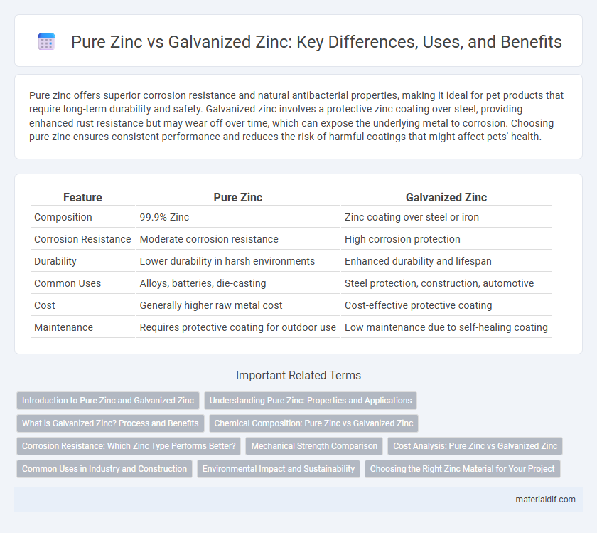 Pure Zinc vs Galvanized Zinc: Key Differences, Uses, and Benefits