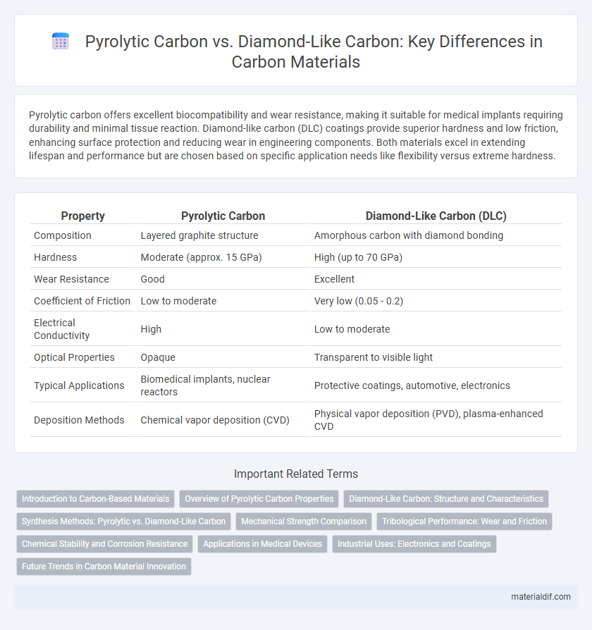 Pyrolytic Carbon vs. Diamond-Like Carbon: Key Differences in Carbon Materials