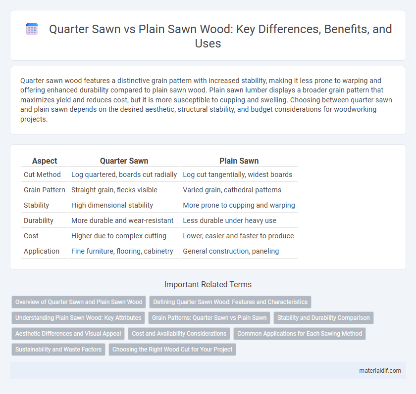 Quarter Sawn vs Plain Sawn Wood: Key Differences, Benefits, and Uses