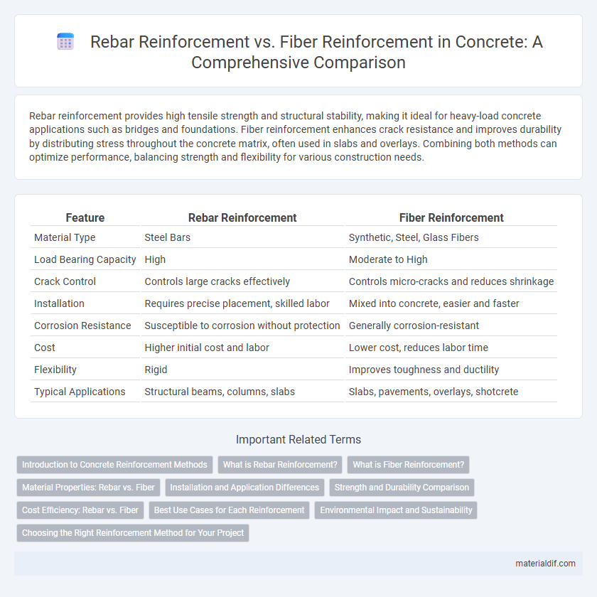 Rebar Reinforcement vs. Fiber Reinforcement in Concrete: A Comprehensive Comparison