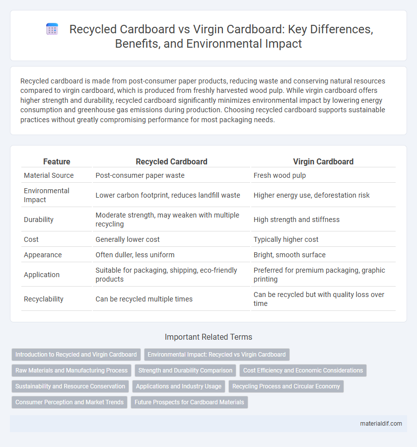 Recycled Cardboard vs Virgin Cardboard: Key Differences, Benefits, and Environmental Impact