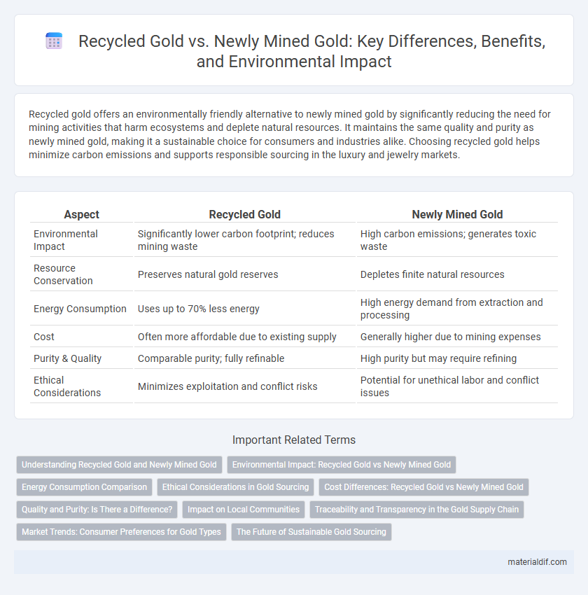 Recycled Gold vs. Newly Mined Gold: Key Differences, Benefits, and Environmental Impact