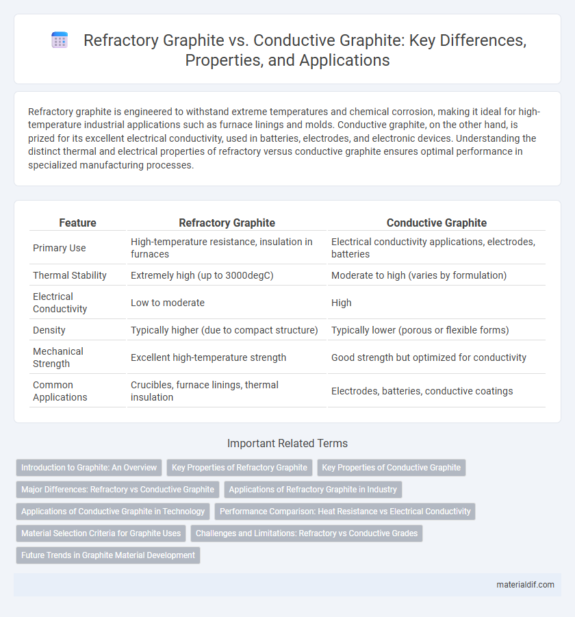 Refractory Graphite vs. Conductive Graphite: Key Differences, Properties, and Applications