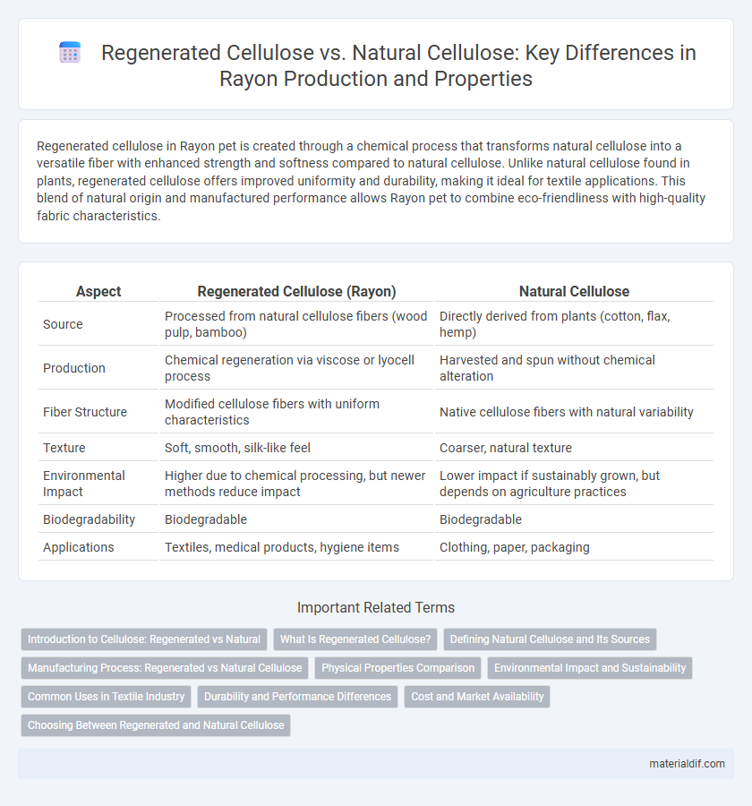 Regenerated Cellulose vs. Natural Cellulose: Key Differences in Rayon Production and Properties
