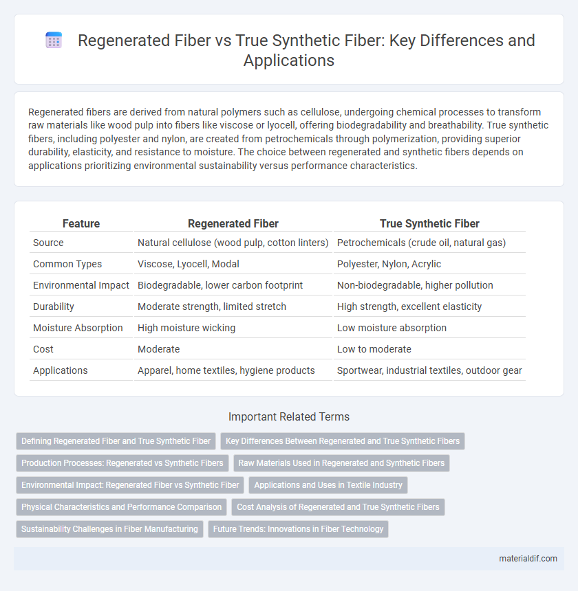 Regenerated Fiber vs True Synthetic Fiber: Key Differences and Applications