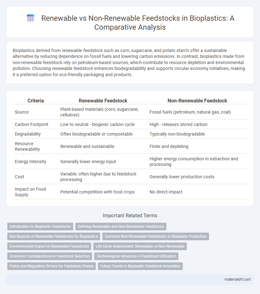 Renewable vs Non-Renewable Feedstocks in Bioplastics: A Comparative Analysis