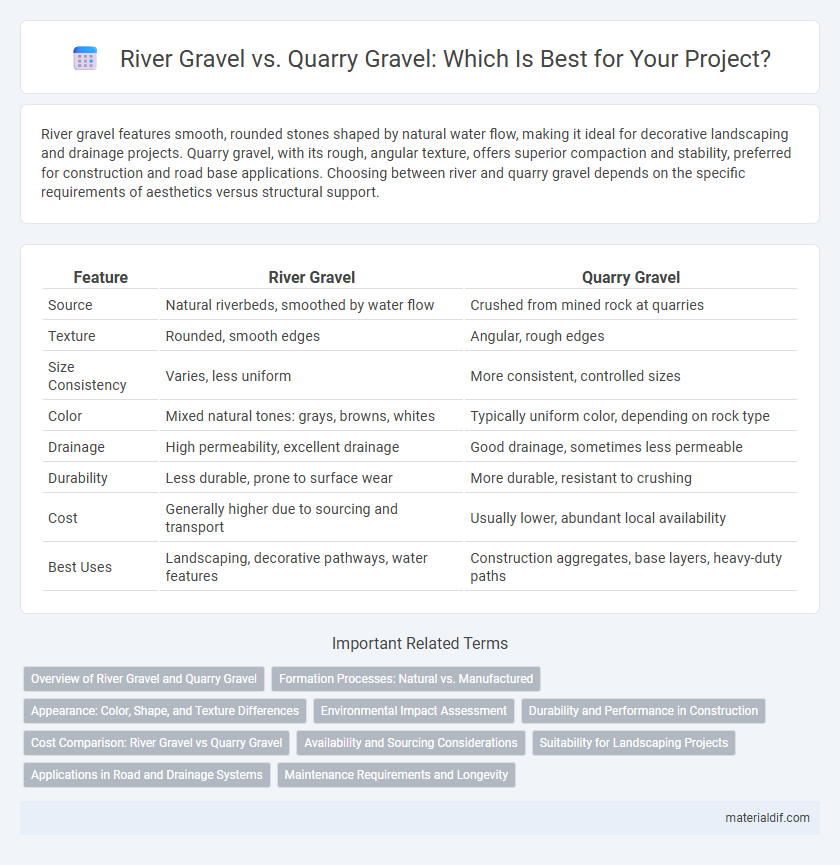 River Gravel vs. Quarry Gravel: Which Is Best for Your Project?