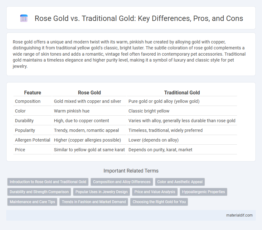 Rose Gold vs. Traditional Gold: Key Differences, Pros, and Cons
