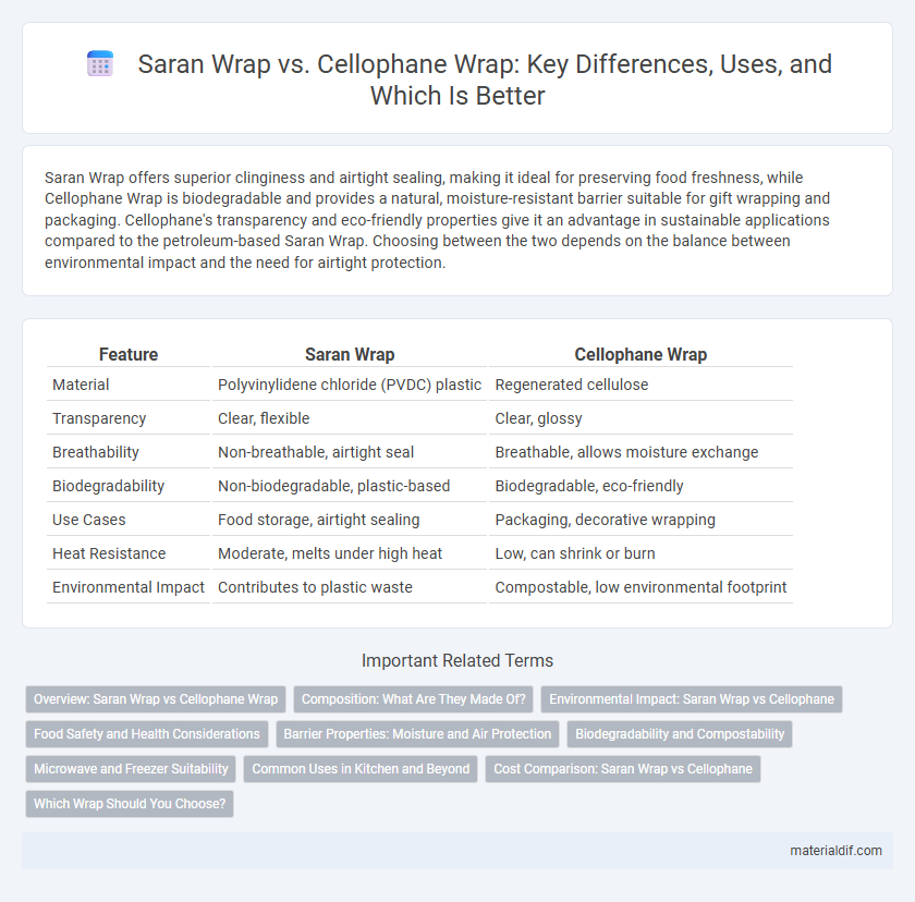 Saran Wrap vs. Cellophane Wrap: Key Differences, Uses, and Which Is Better
