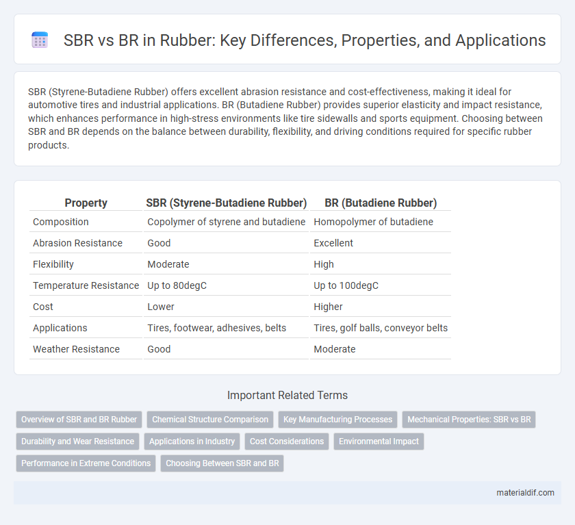 SBR vs BR in Rubber: Key Differences, Properties, and Applications