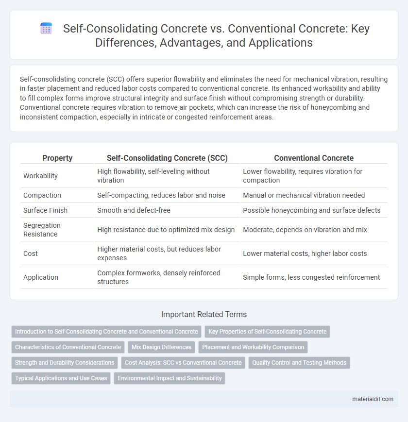 Self-Consolidating Concrete vs. Conventional Concrete: Key Differences, Advantages, and Applications