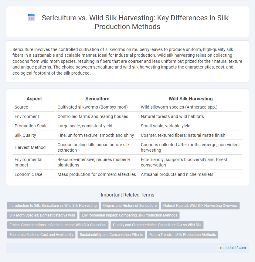 Sericulture vs. Wild Silk Harvesting: Key Differences in Silk Production Methods