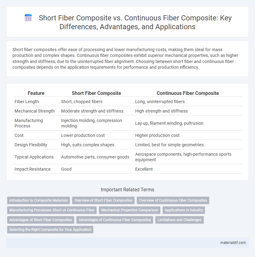Short Fiber Composite vs. Continuous Fiber Composite: Key Differences, Advantages, and Applications