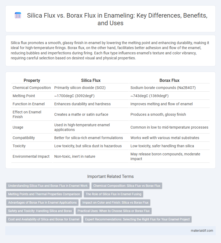 Silica Flux vs. Borax Flux in Enameling: Key Differences, Benefits, and Uses