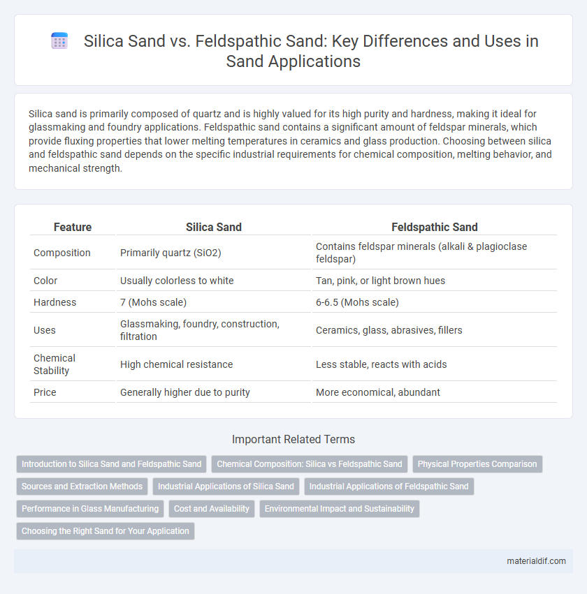 Silica Sand vs. Feldspathic Sand: Key Differences and Uses in Sand Applications