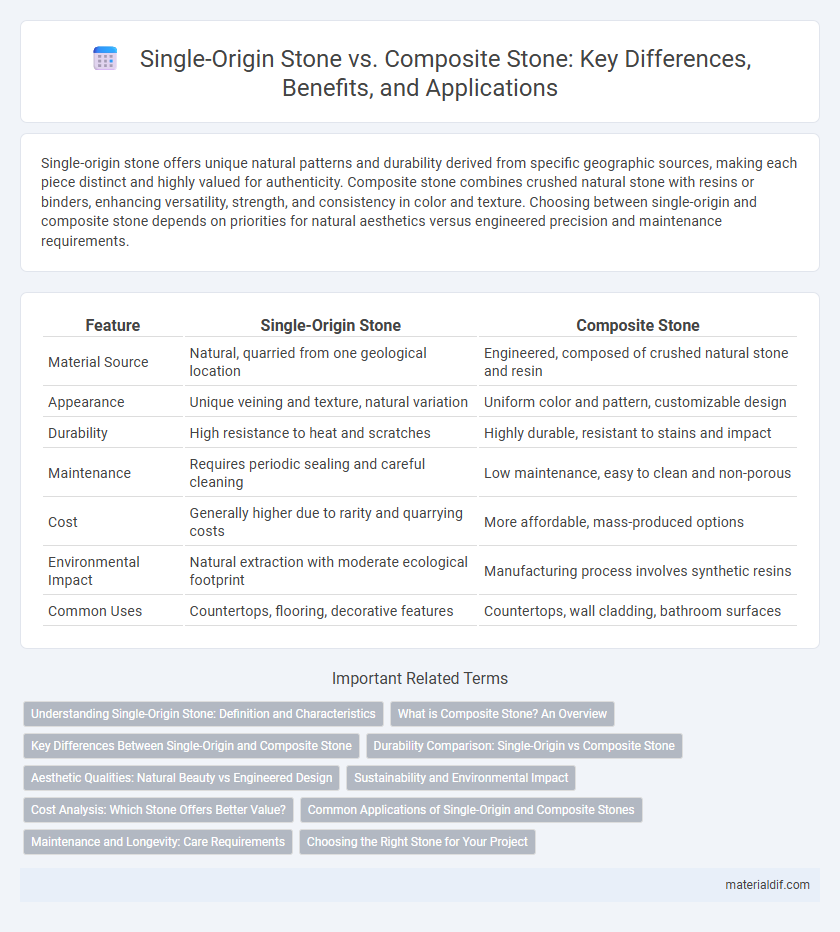 Single-Origin Stone vs. Composite Stone: Key Differences, Benefits, and Applications