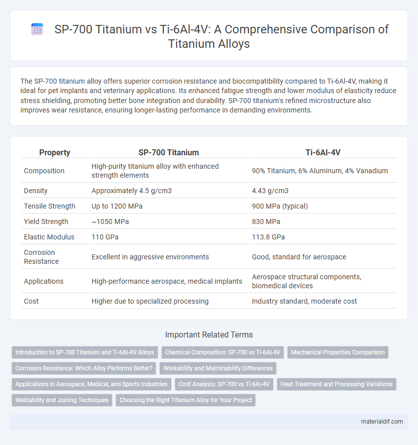 SP-700 Titanium vs Ti-6Al-4V: A Comprehensive Comparison of Titanium Alloys