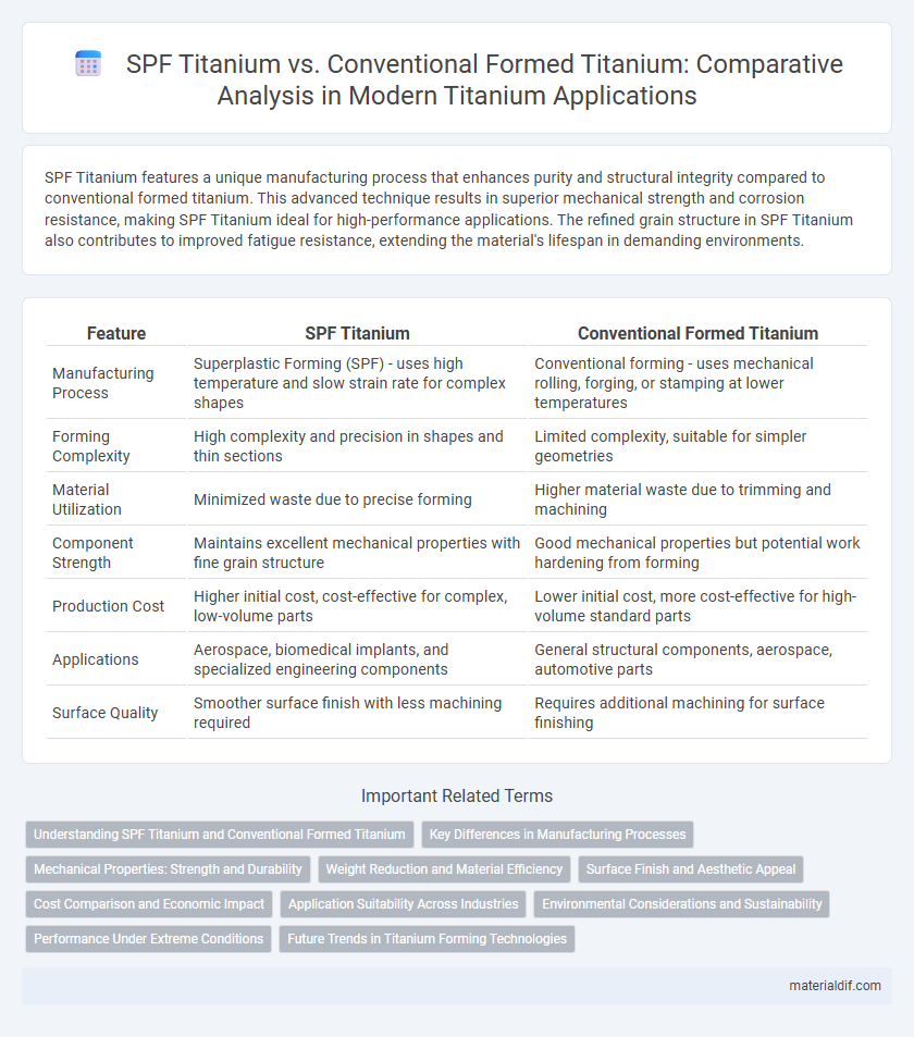 SPF Titanium vs. Conventional Formed Titanium: Comparative Analysis in Modern Titanium Applications