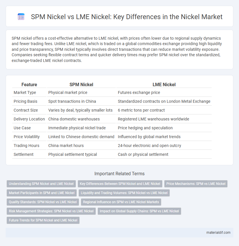 SPM Nickel vs LME Nickel: Key Differences in the Nickel Market