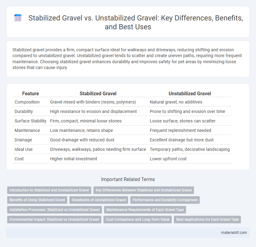 Stabilized Gravel vs. Unstabilized Gravel: Key Differences, Benefits, and Best Uses