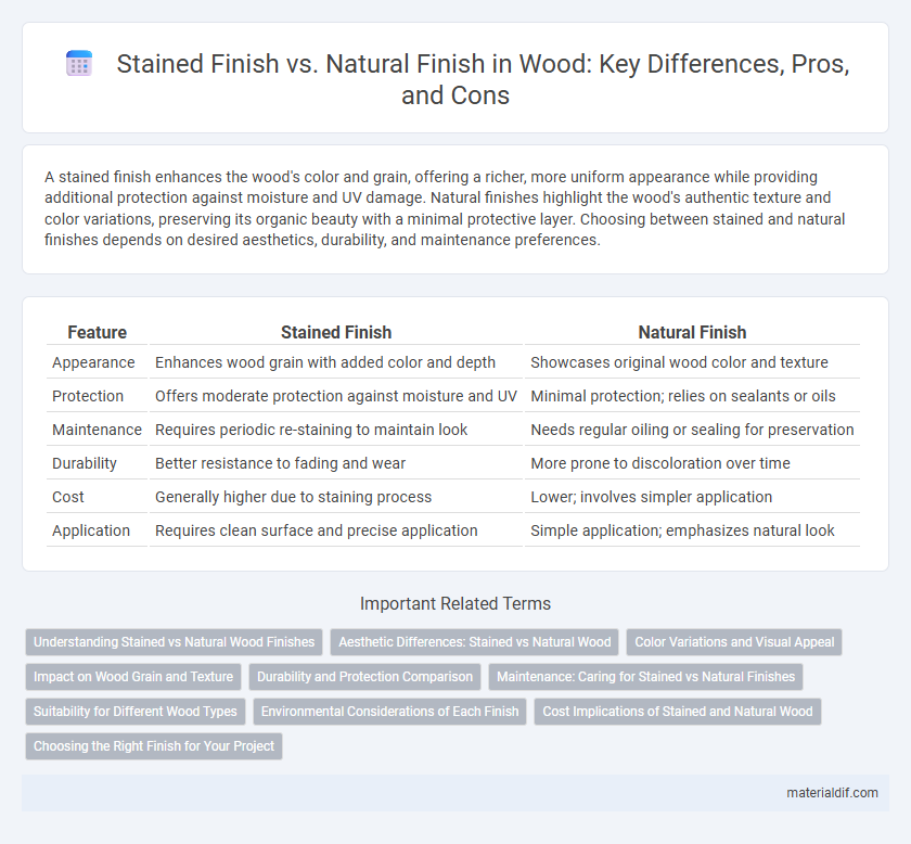 Stained Finish vs. Natural Finish in Wood: Key Differences, Pros, and Cons
