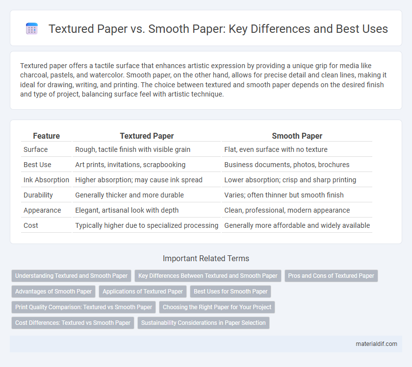 Textured Paper vs. Smooth Paper: Key Differences and Best Uses