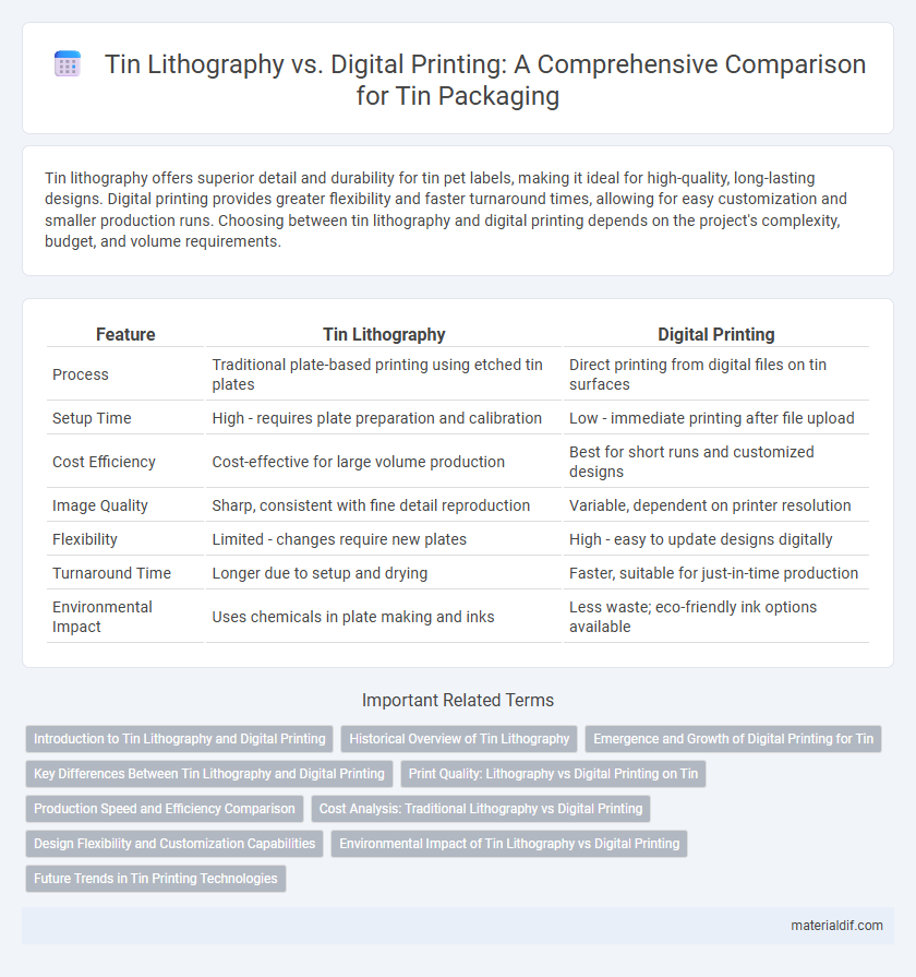 Tin Lithography vs. Digital Printing: A Comprehensive Comparison for Tin Packaging