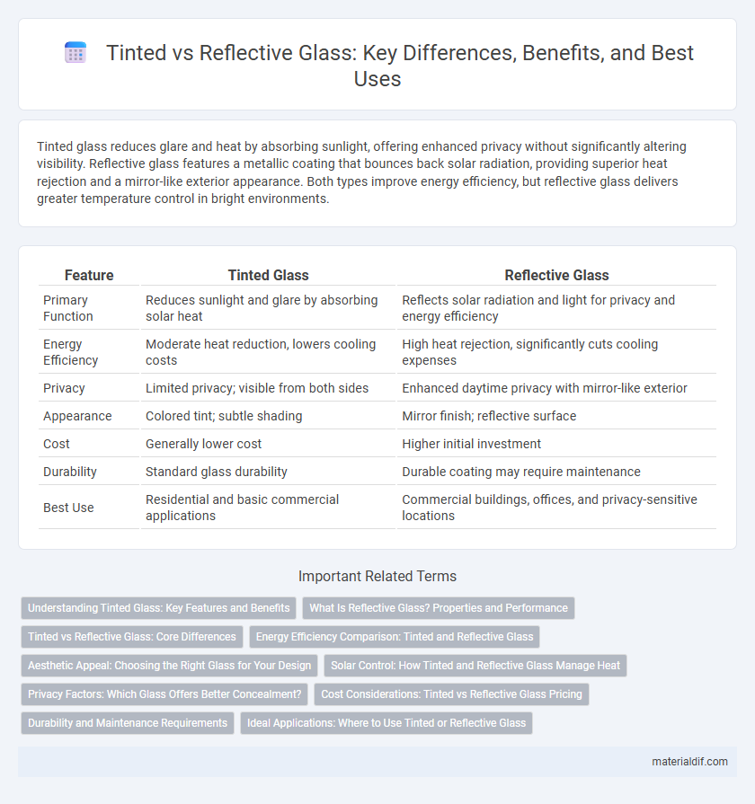 Tinted vs Reflective Glass: Key Differences, Benefits, and Best Uses