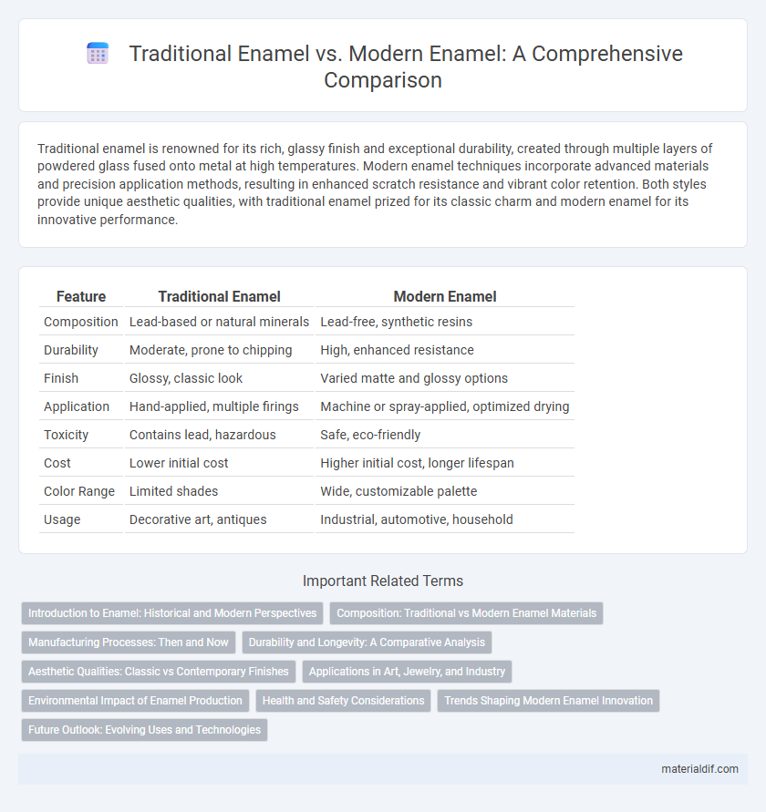Traditional Enamel vs. Modern Enamel: A Comprehensive Comparison