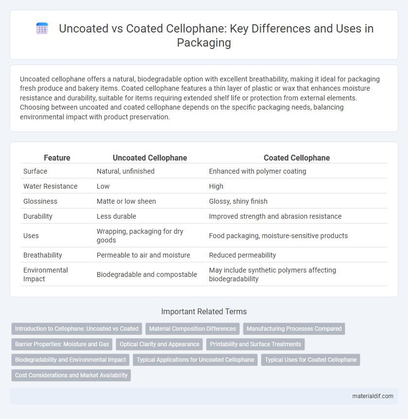 Uncoated vs Coated Cellophane: Key Differences and Uses in Packaging