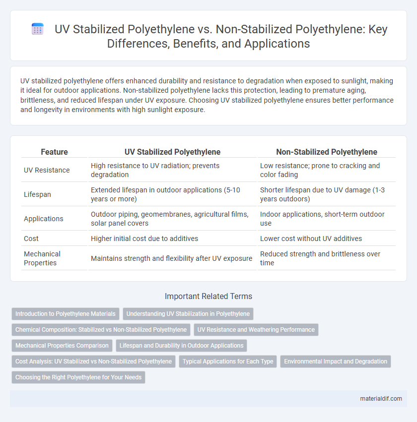 UV Stabilized Polyethylene vs. Non-Stabilized Polyethylene: Key Differences, Benefits, and Applications