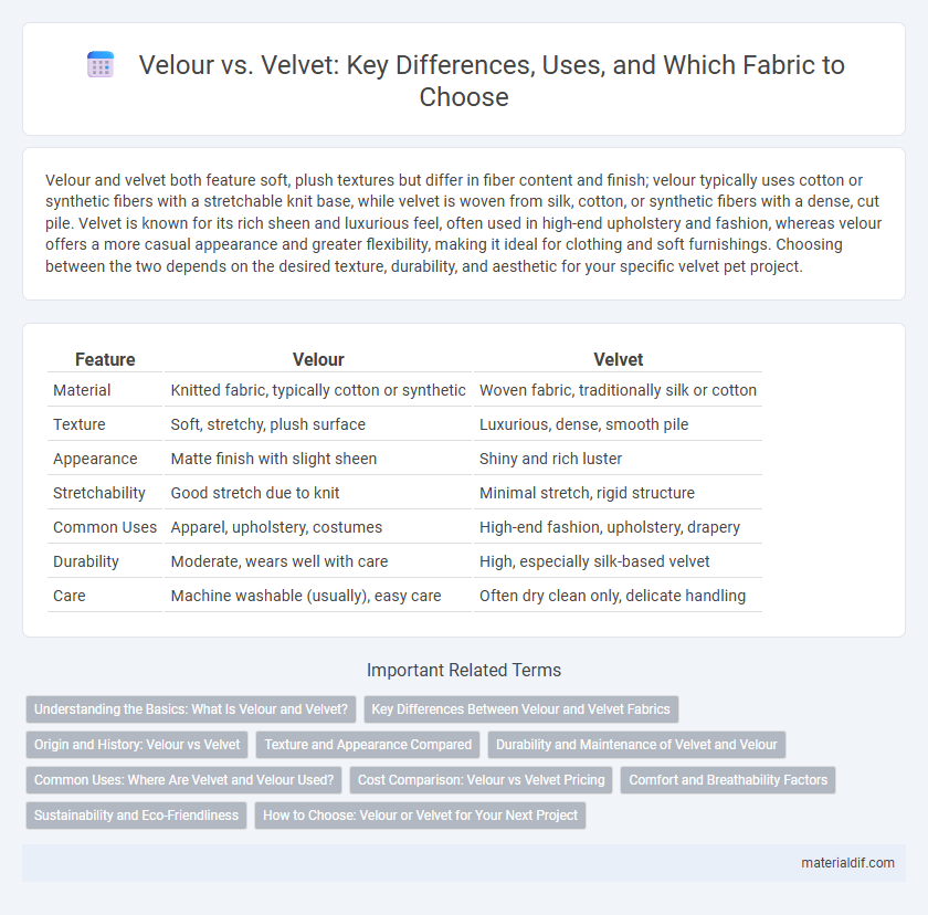 Velour vs. Velvet: Key Differences, Uses, and Which Fabric to Choose