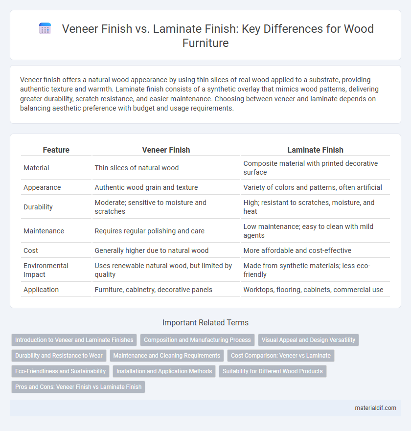 Veneer Finish vs. Laminate Finish: Key Differences for Wood Furniture