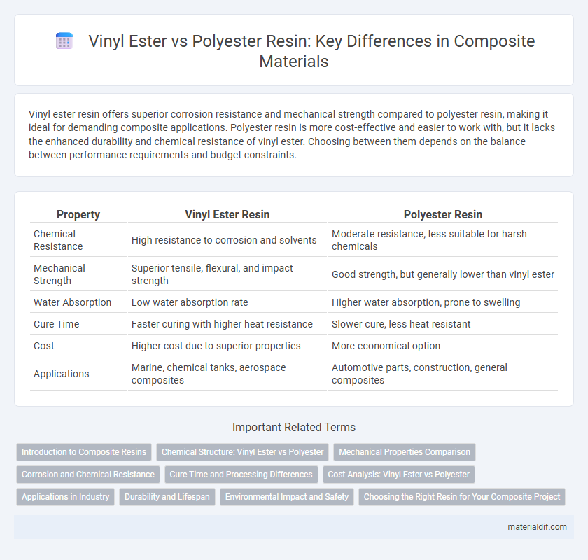 Vinyl Ester vs Polyester Resin: Key Differences in Composite Materials