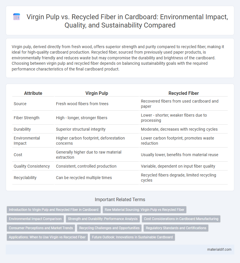 Virgin Pulp vs. Recycled Fiber in Cardboard: Environmental Impact, Quality, and Sustainability Compared