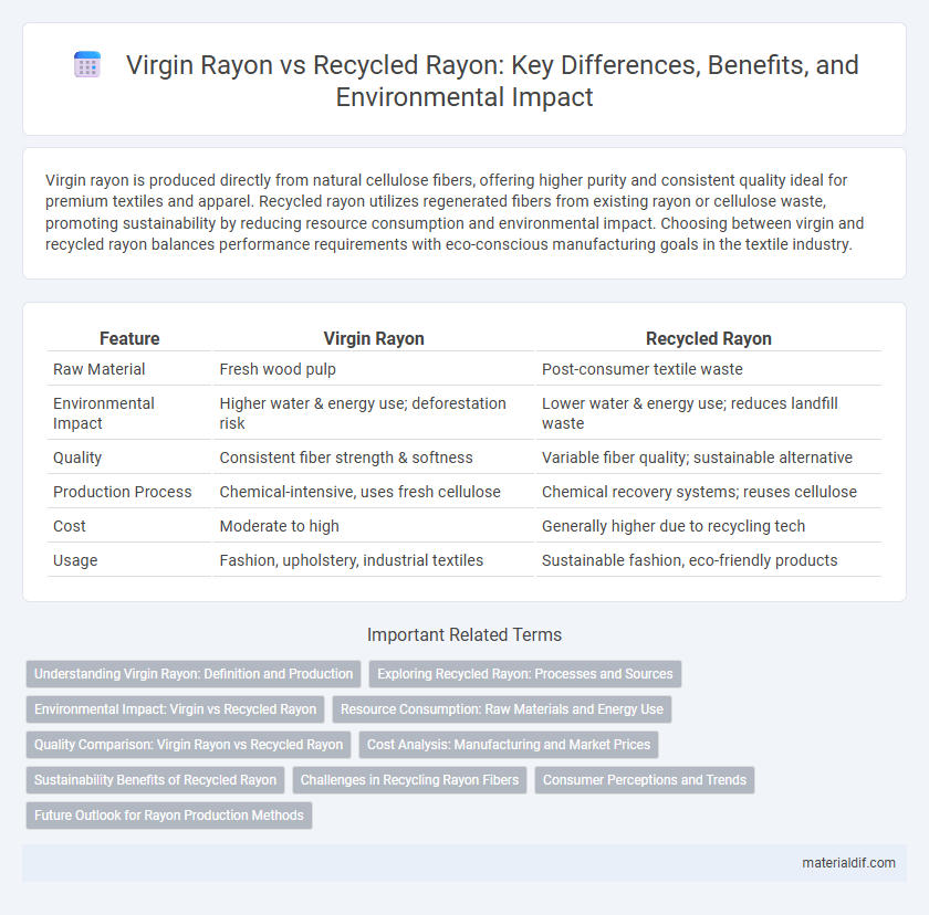 Virgin Rayon vs Recycled Rayon: Key Differences, Benefits, and Environmental Impact