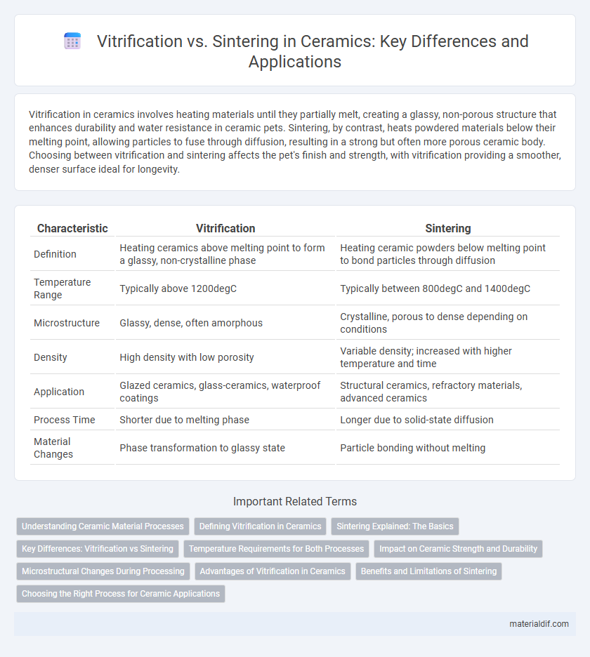 Vitrification vs. Sintering in Ceramics: Key Differences and Applications