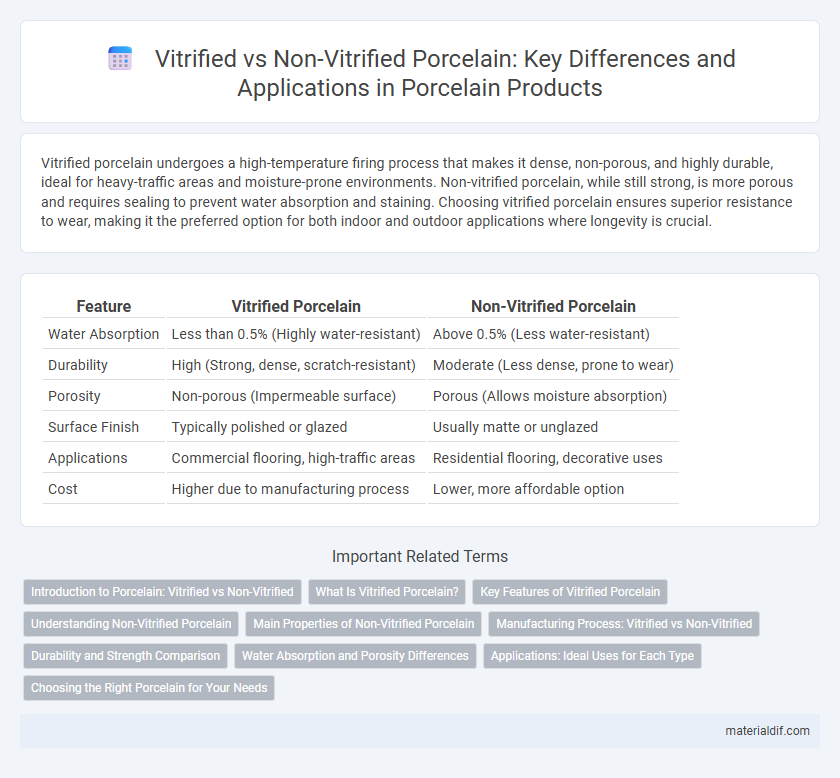Vitrified vs Non-Vitrified Porcelain: Key Differences and Applications in Porcelain Products