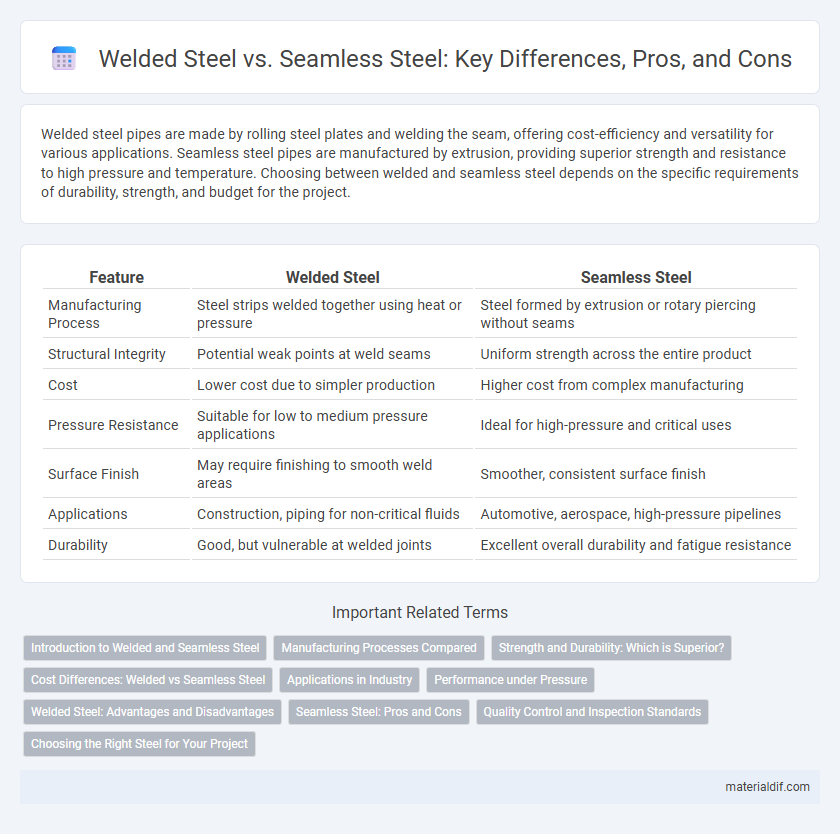 Welded Steel vs. Seamless Steel: Key Differences, Pros, and Cons