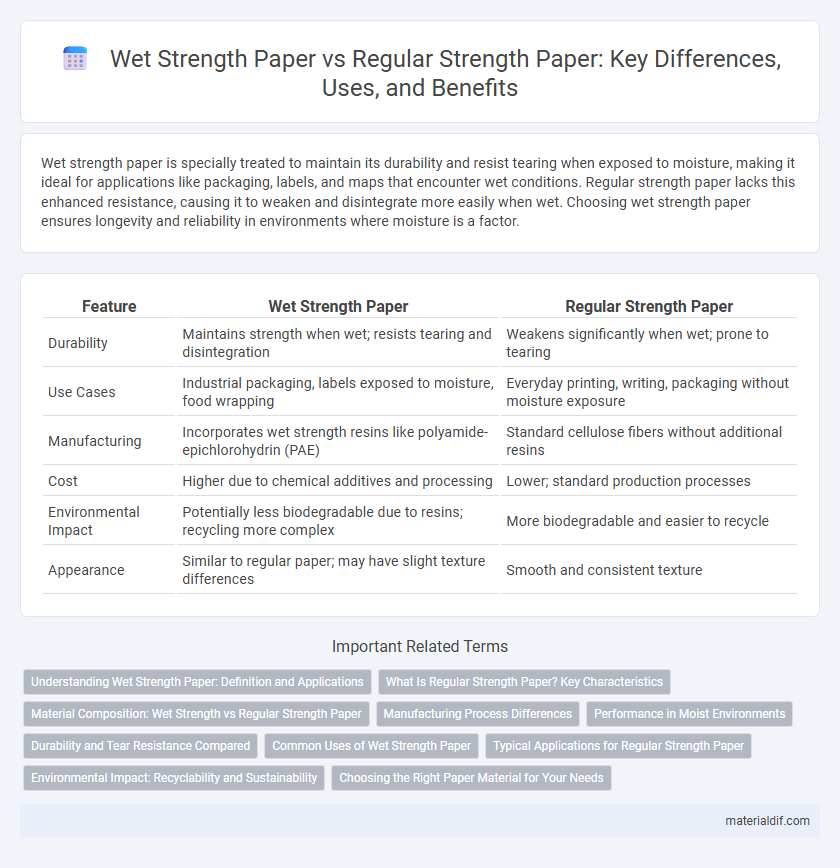 Wet Strength Paper vs Regular Strength Paper: Key Differences, Uses, and Benefits