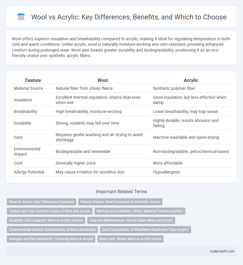 Wool vs Acrylic: Key Differences, Benefits, and Which to Choose