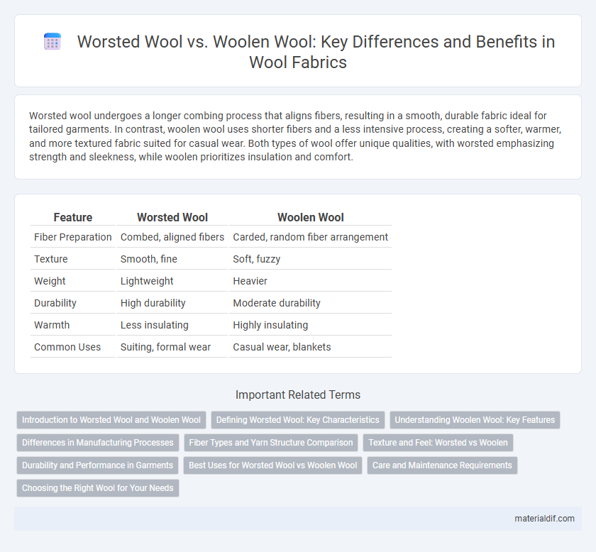 Worsted Wool vs. Woolen Wool: Key Differences and Benefits in Wool Fabrics