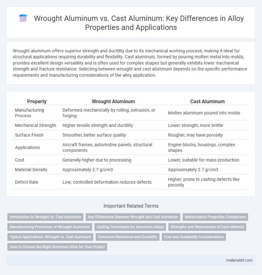 Wrought Aluminum vs. Cast Aluminum: Key Differences in Alloy Properties and Applications