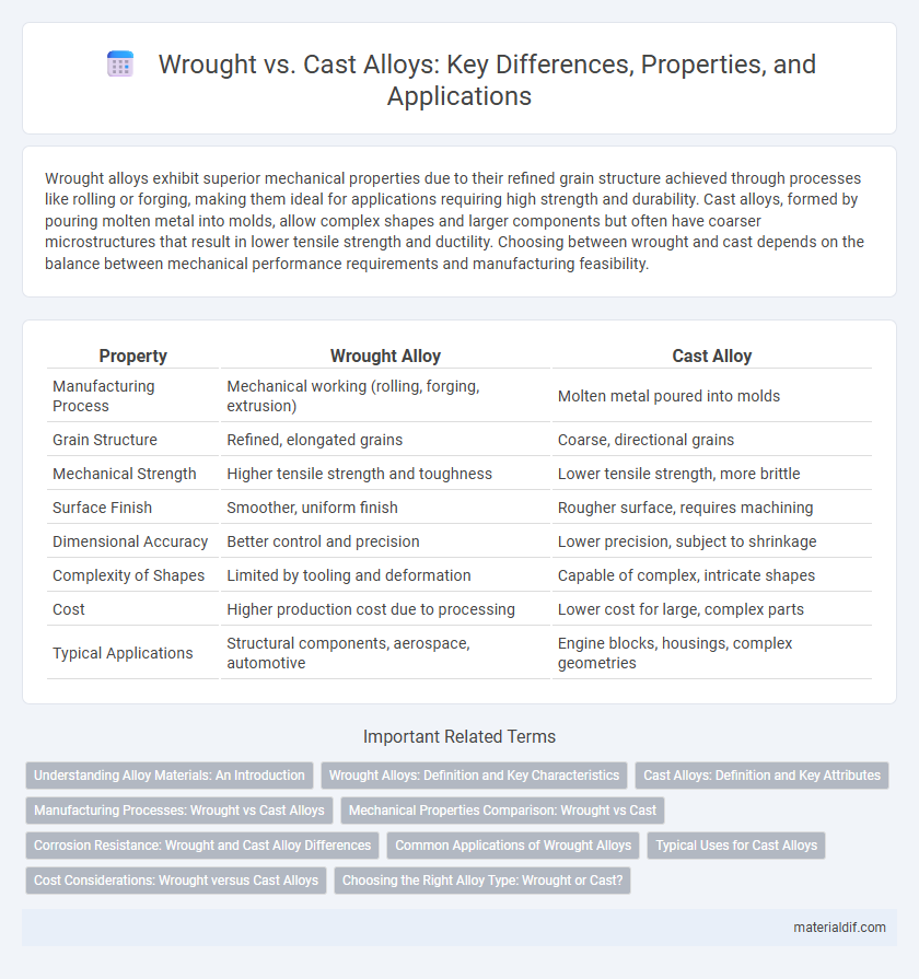 Wrought vs. Cast Alloys: Key Differences, Properties, and Applications