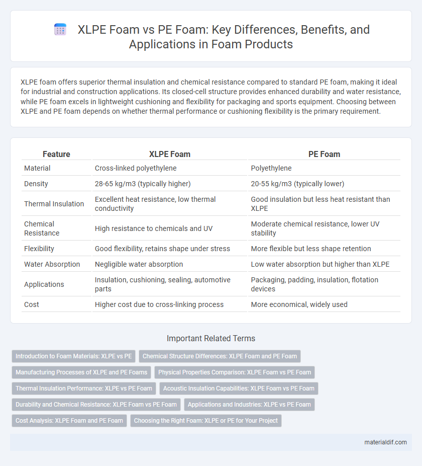 XLPE Foam vs PE Foam: Key Differences, Benefits, and Applications in Foam Products
